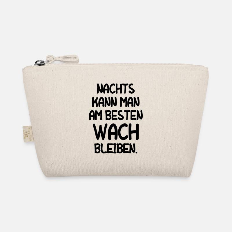 Müde Schlaflos Wach Bleiben Mitarbeiter Geschenk - Bio-Täschchen - Natur