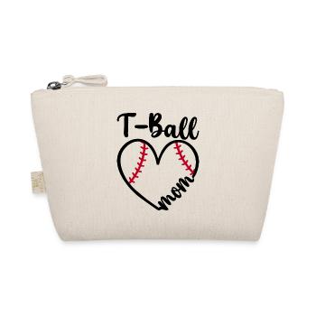 Maman Joueuse De T-Ball Fan De Baseball - Trousse biologique - nature - Devant