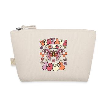Groovy und Retro 1953 Frau 70 Jahre Jubiläum - Bio-Täschchen - Natur - Vorne