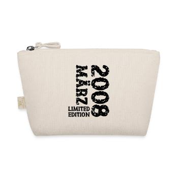 2008 März Limited Edition Geburtstag Geschenk - Bio-Täschchen - Natur - Vorne