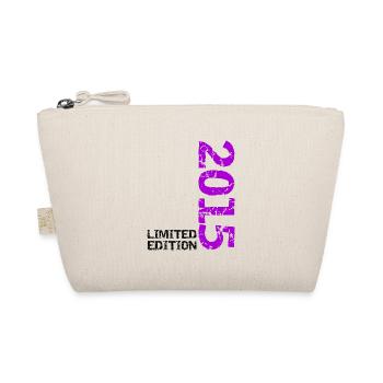 2015 Limited Edition Geburtstag Geschenk Deko - Bio-Täschchen - Natur - Vorne