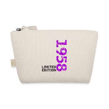 1958 Limited Edition Birthday Gift Wife Husband - Organic Pouch - nature - Front