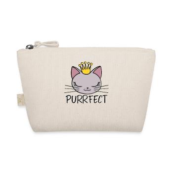 Minette, chatte, chat mignon purrfect - Trousse biologique - nature - Devant
