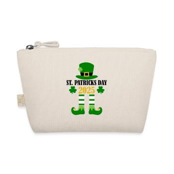St Patricks Day Accessories Ireland Shamrock Decoration - Organic Pouch - nature - Front
