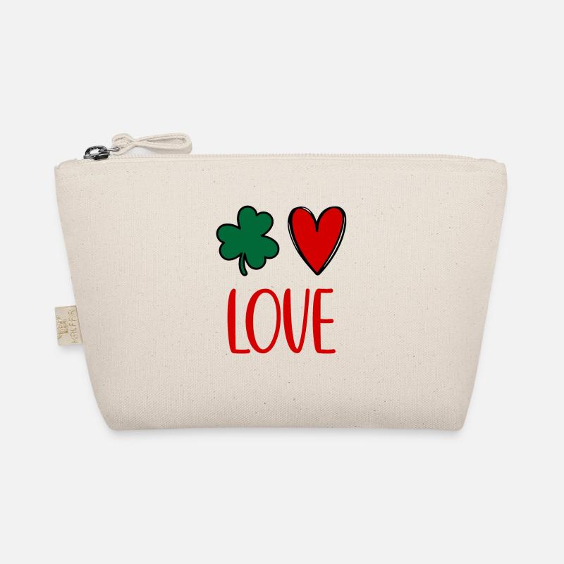 St Patricks Day Accessoires Ireland Shamrock Deko Bio-Täschchen