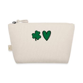 St Patricks Day Accessories Ireland Shamrock Decoration - Organic Pouch - nature - Front