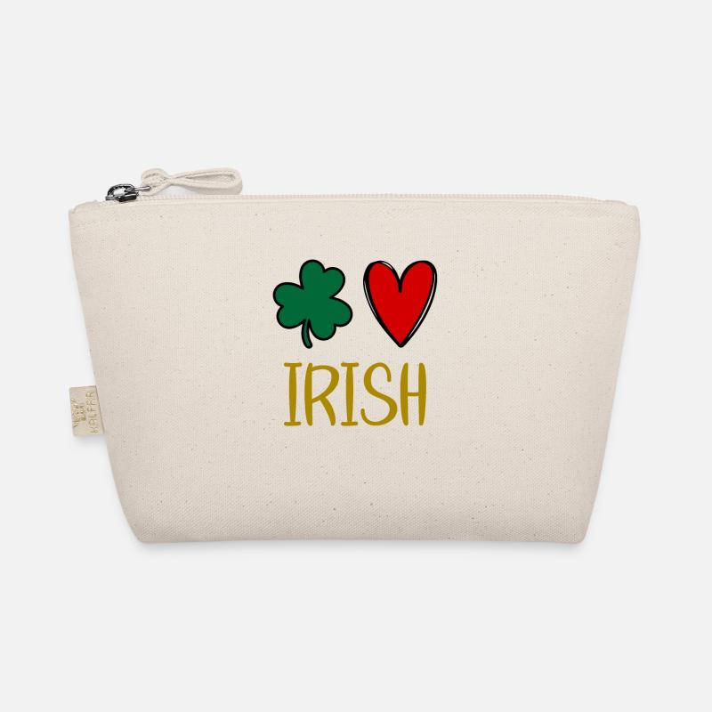 St Patricks Day Accessoires Ireland Shamrock Deko Bio-Täschchen