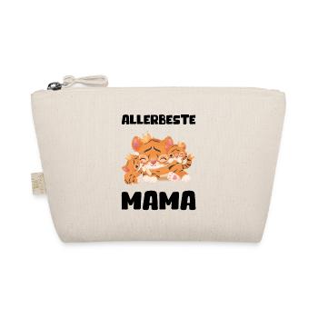 Allerbeste Mama Damen Frauen Muttertag Geschenk - Bio-Täschchen - Natur - Vorne