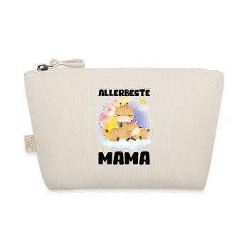 Allerbeste Mama Damen Frauen Muttertag Geschenk - Bio-Täschchen - Natur - Vorne
