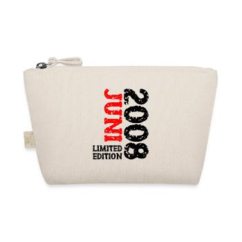 2008 Juni Limited Edition Geburtstag Geschenk - Bio-Täschchen - Natur - Vorne
