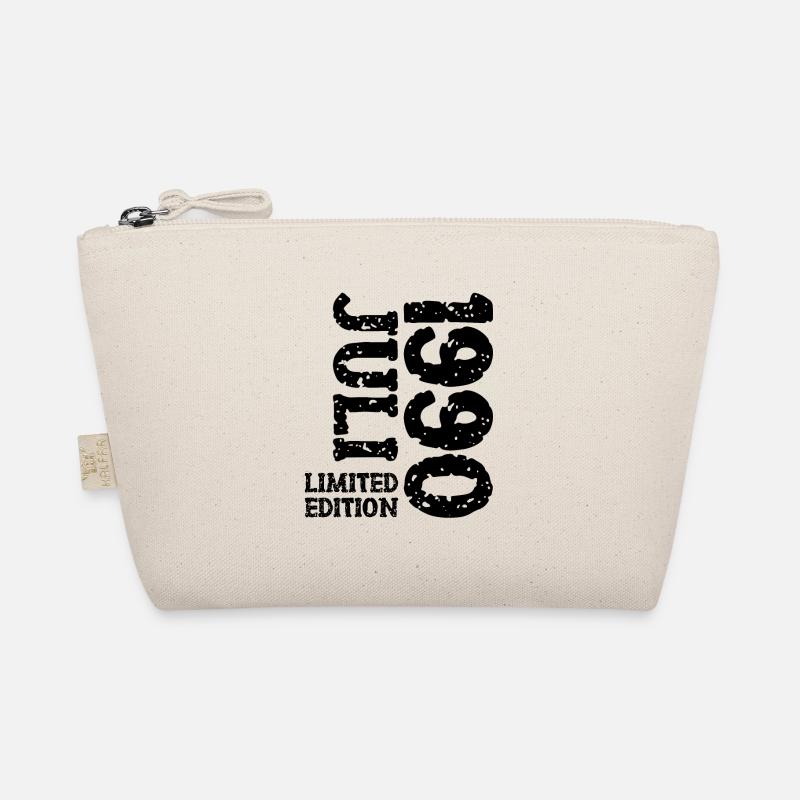 1990 Juli Limited Edition Geburtstag Geschenk - Bio-Täschchen - Natur