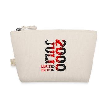 2000 Juli Limited Edition Geburtstag Geschenk - Bio-Täschchen - Natur - Vorne