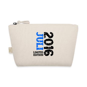 2016 Juli Limited Edition Geburtstag Geschenk - Bio-Täschchen - Natur - Vorne