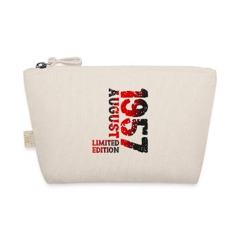 1957 August Limited Edition 66th Birthday Outfit - Organic Pouch - nature - Front