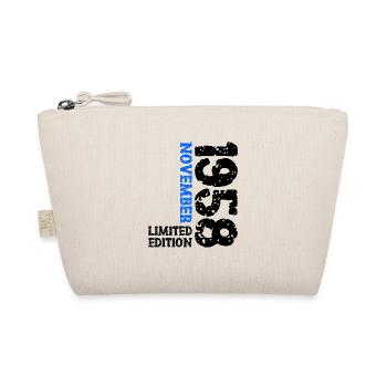 1958 November Limited Edition 65th Birthday Decoration - Organic Pouch - nature - Front