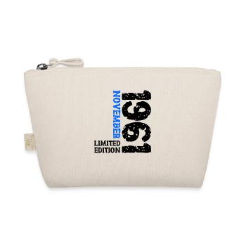 1961 November Limited Edition 62nd Birthday Decoration - Organic Pouch - nature - Front