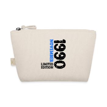1990 November Limited Edition 33rd Birthday Decoration - Organic Pouch - nature - Front