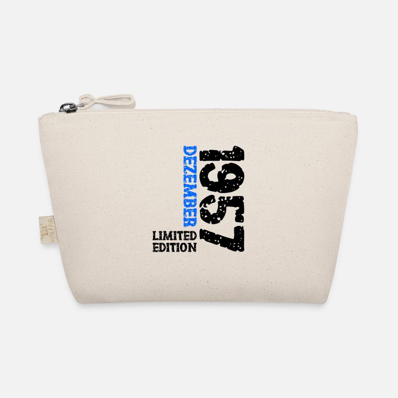 1957 December Limited Edition 66th Birthday Decoration Organic Pouch