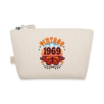 Butterfly Year 1969 Woman 55 Years Anniversary - Organic Pouch - nature - Front