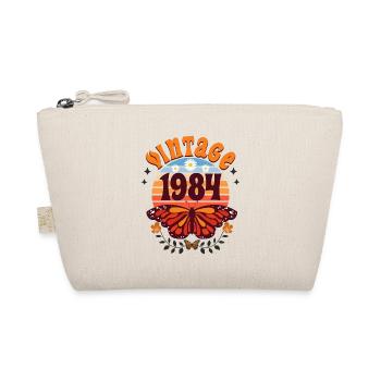 Butterfly Year 1984 Woman 40 Years Anniversary - Organic Pouch - nature - Front
