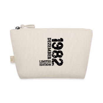 1982 Dezember Limited Edition 41. Geburtstag Deko - Bio-Täschchen - Natur - Vorne