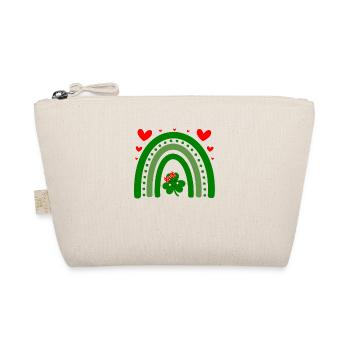 St Patrick's Day Accessories Ireland Shamrock Decoration - Organic Pouch - nature - Front