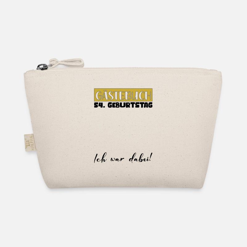 54 Birthday Gift Women's Decoration Men's Guestbook Organic Pouch
