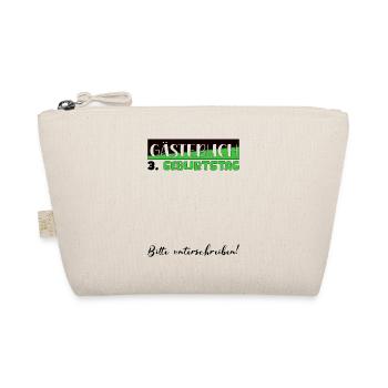 3ème cadeau d’anniversaire filles garçons livre d’or - Trousse biologique - nature - Devant