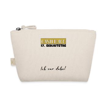 17th Birthday Gift Girls Boys Guestbook - Organic Pouch - nature - Front
