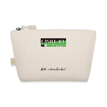 45 Birthday Gift Women's Decoration Men's Guestbook - Organic Pouch - nature - Front