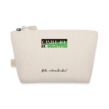 67 Cadeau D’anniversaire Décoration Femme Livre d’Or Homme - Trousse biologique - nature - Devant