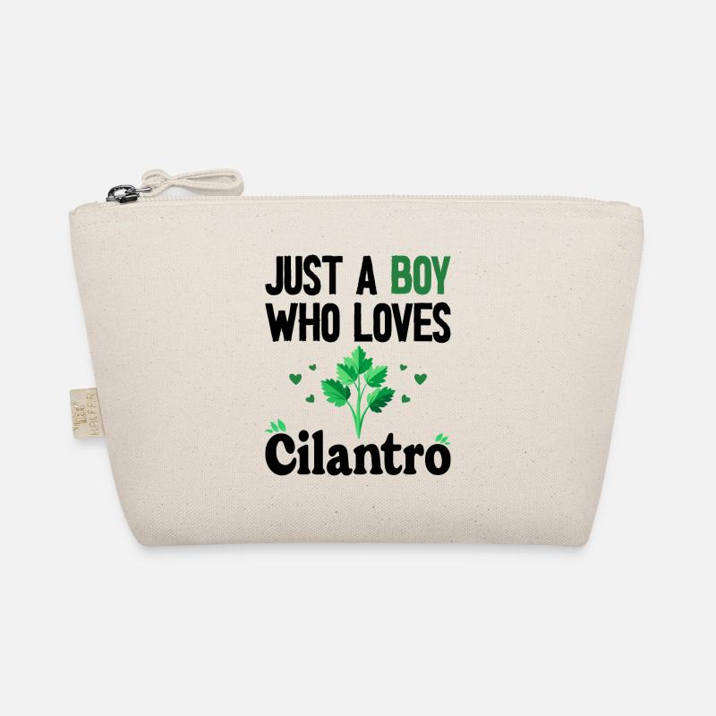Humor Man Boy Who Loves Cilantro Organic Pouch