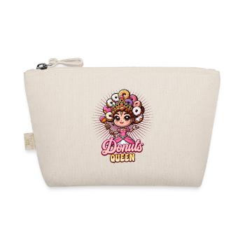 Donut Queen Daughter Loves Donuts - Organic Pouch - nature - Front