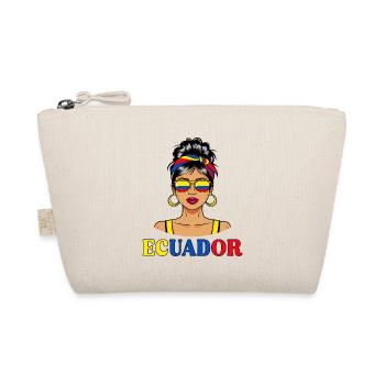 Drapeau Équateur Femme Équatorienne - Trousse biologique - nature - Devant