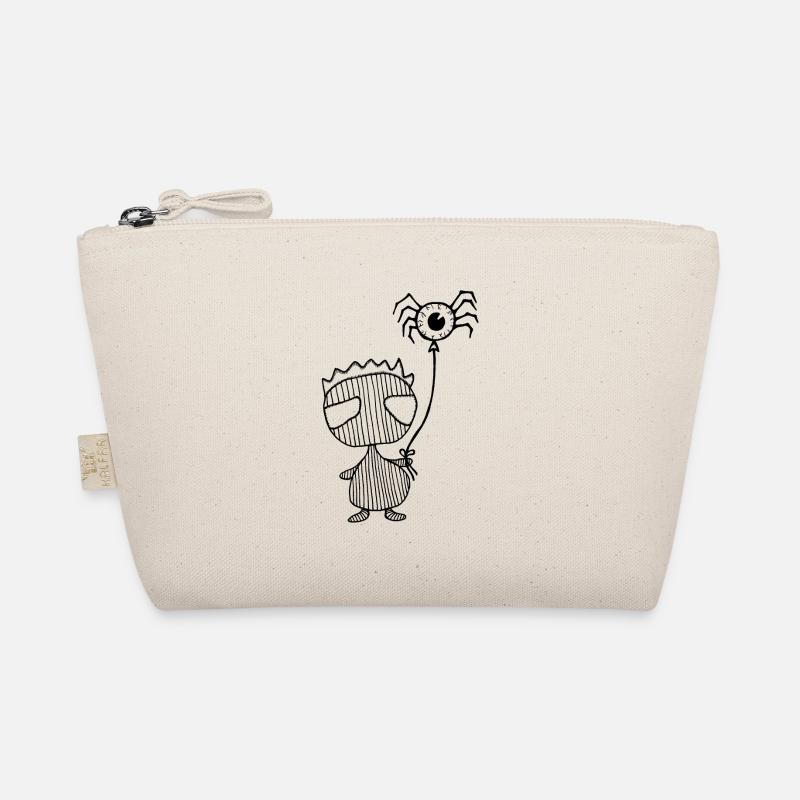 Emo Boy with Spider Gothic Figure by nikki-luka Organic Pouch