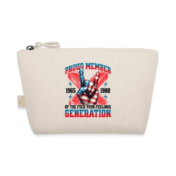 Rock USA Humour Génération X - Trousse biologique - nature - Devant