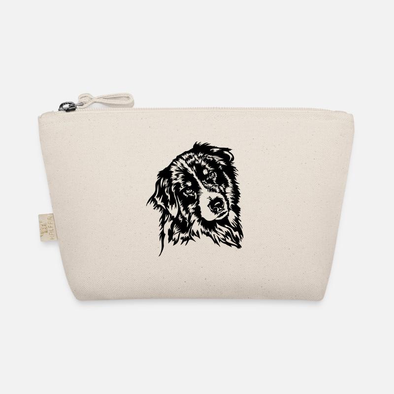 Australian Shepherd Aussie Hund Hunde Wilsigns - Bio-Täschchen - Natur