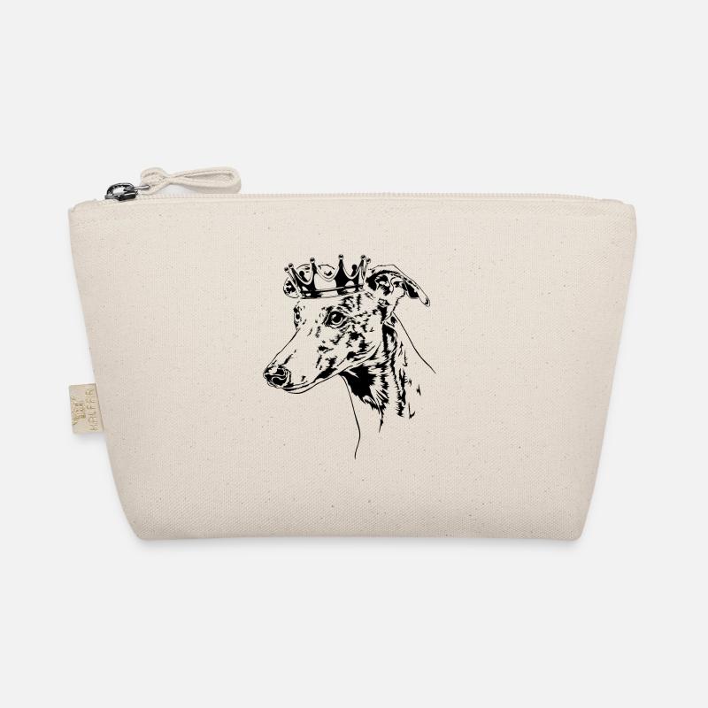 WHIPPET Crown Dog Dogs Wilsigns Organic Pouch
