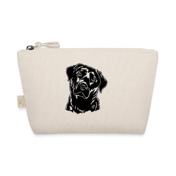 Labrador Retriever Portrait Dog Dogs Wilsigns - Organic Pouch - nature - Front