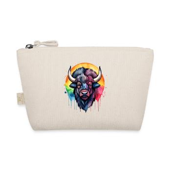 Bison, Animal, Cool, À Couper Le Souffle, Aquarelle Colorée - Trousse biologique - nature - Devant