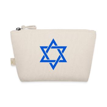 Davidstern israel - Bio-Täschchen - Natur - Vorne