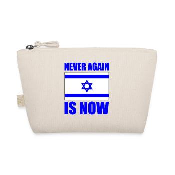 Never again is now - Bio-Täschchen - Natur - Vorne