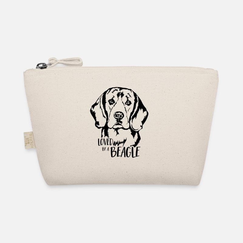 Loved by a Beagle Hundespruch Hunde Hund Wilsigns Bio-Täschchen