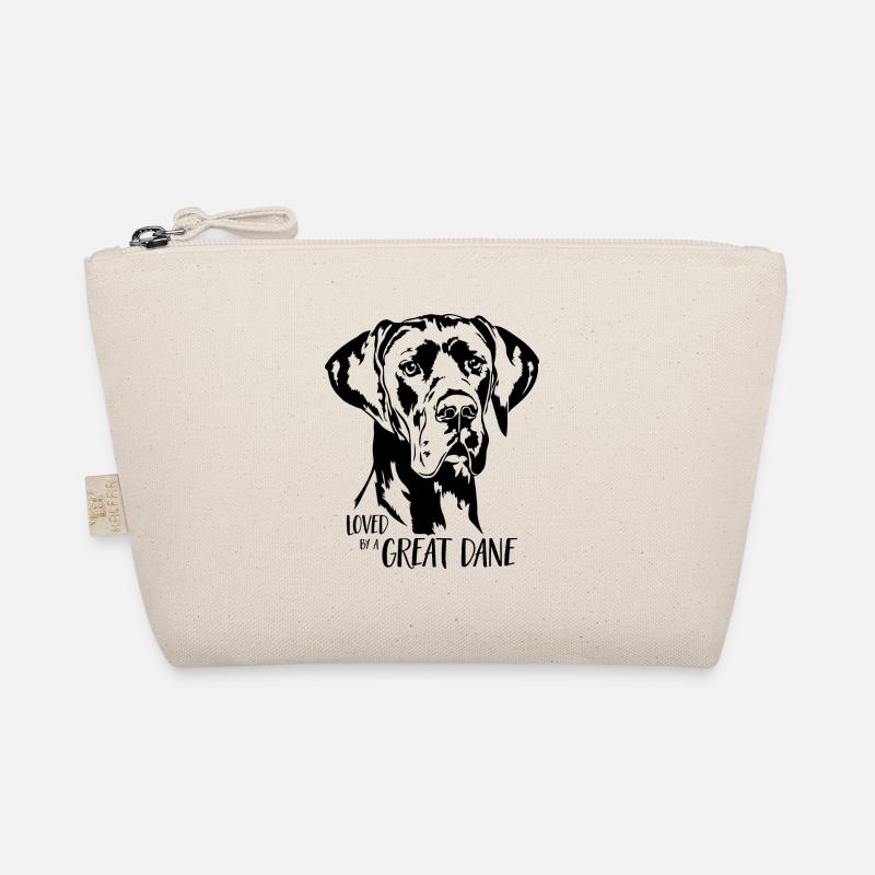 Loved by a Great Dane Hundespruch Hunde Wilsigns Bio-Täschchen