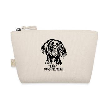 Loved by a Large Munsterlander Hund Hunde Wilsigns - Bio-Täschchen - Natur - Vorne