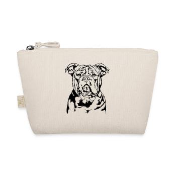 American Bully Portrait Dogs Dog Wilsigns - Organic Pouch - nature - Front