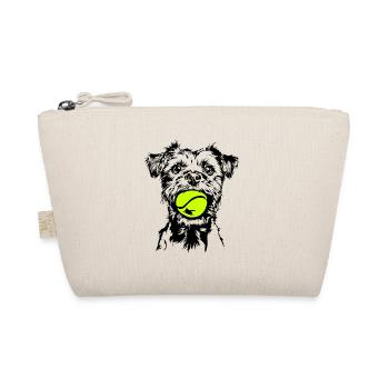 Border Terrier Dog Dog Wilsigns - Organic Pouch - nature - Front