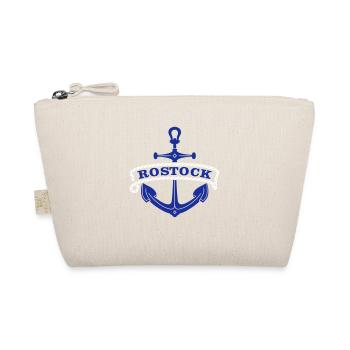 Rostock mit Anker / anchor theme (2c) - Organic Pouch - nature - Front
