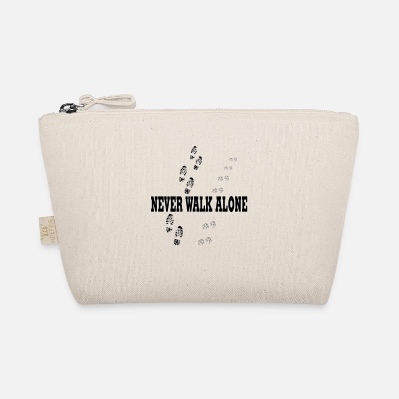 never walk alone - Bio-Täschchen - Natur