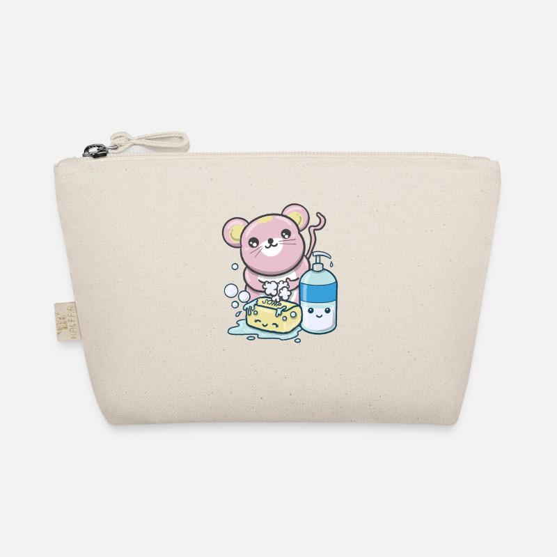 Kawaii Mouse - Mouse Wash Hands Organic Pouch